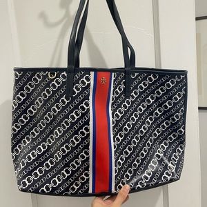 Tory Burch gemini link tote bag